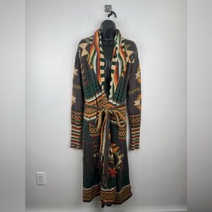 Faherty x B.Yellowtail Women Paloma Duster Cardigan Size Small